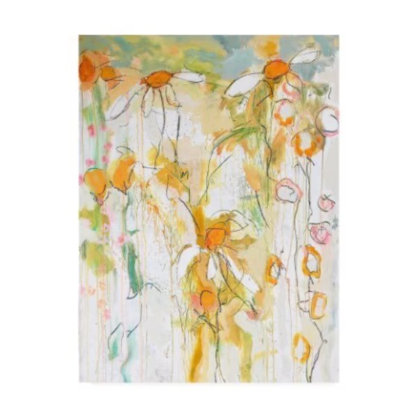 Per Anders 'Sunshine Daisies' Canvas Art, 35x47, Trademark Fine Art, Mfr#: IC00291-C3547GG